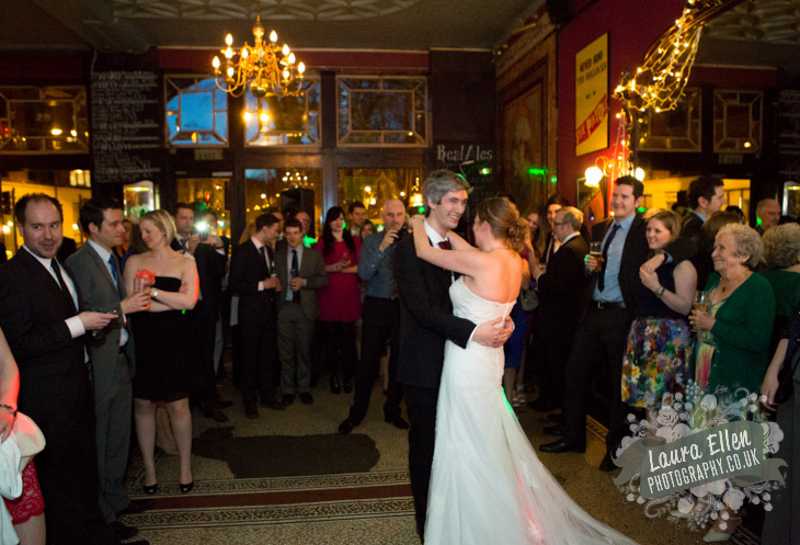 First dance at The Peasant Clerkenwell London pub wedding