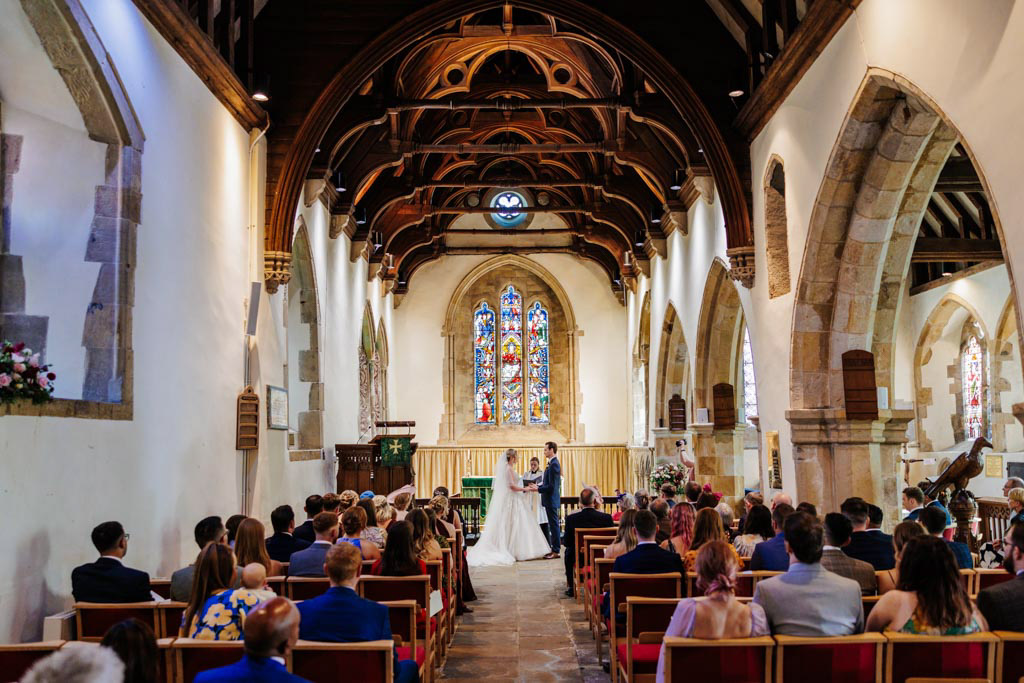 Wedding at St Margarets Church West Hoathly 